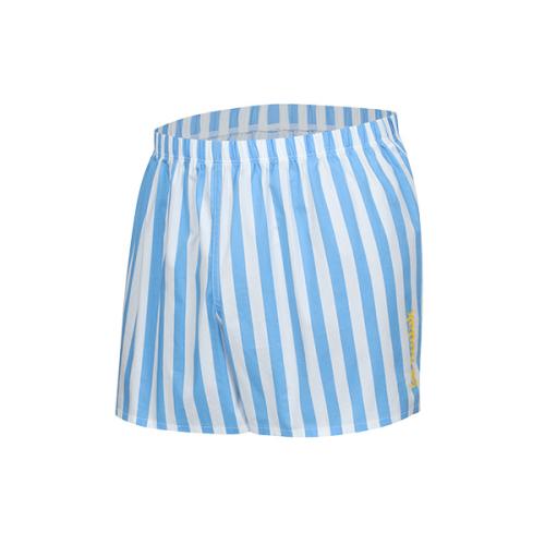 [Kodak Underwear] Мужские трусы-боксеры в полоску из хлопка от [Отправлено из Кореи] 100% Оригинал Blue - 095