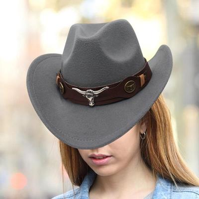 Cowboy Hat Classic Decor Wide Brim for Engagement Music Festival Role Play Party