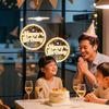 Illuminated Birthday Acrylic Sign Hanging Ornament Shatterproof Acrylic LED Light For Birthday And Festival Celebration