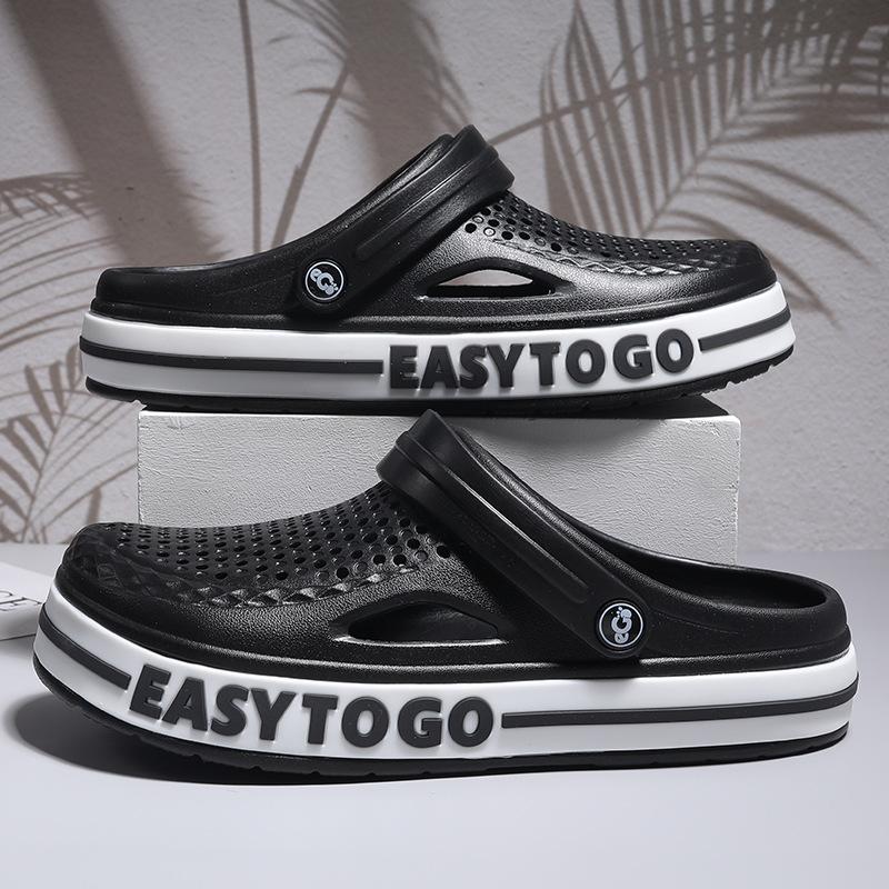 Sabots unisexes, chaussures de jardin, légères, antidérapantes, pantoufles, sandales de plage décontractées ajourées, chaussures pour adultes