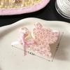 Koreanischer Eleganter Kürbisbogen Polka Dot Haarspange - Groß, Cremige Texturierte Hochsteckfrisur-Accessoire