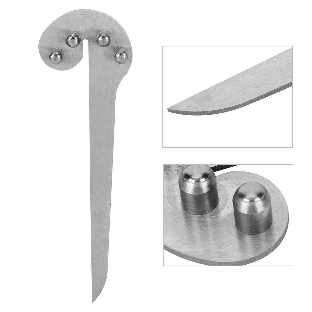 Center Gauge Wookworking Ruler Small Portable Marking Tool Stainless Steel Supplies