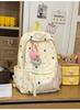 Schoolbag Clear Mint Ice Green Pattern Plaid Backpack Vitality Girl Student Commuter Leisure Daily Versatile School Bag