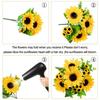 13 Head Artificial Sunflower Bouquet Decor Floral 1 Bunch Flower Garden Home Hotel Office Outdoor Plants Props New