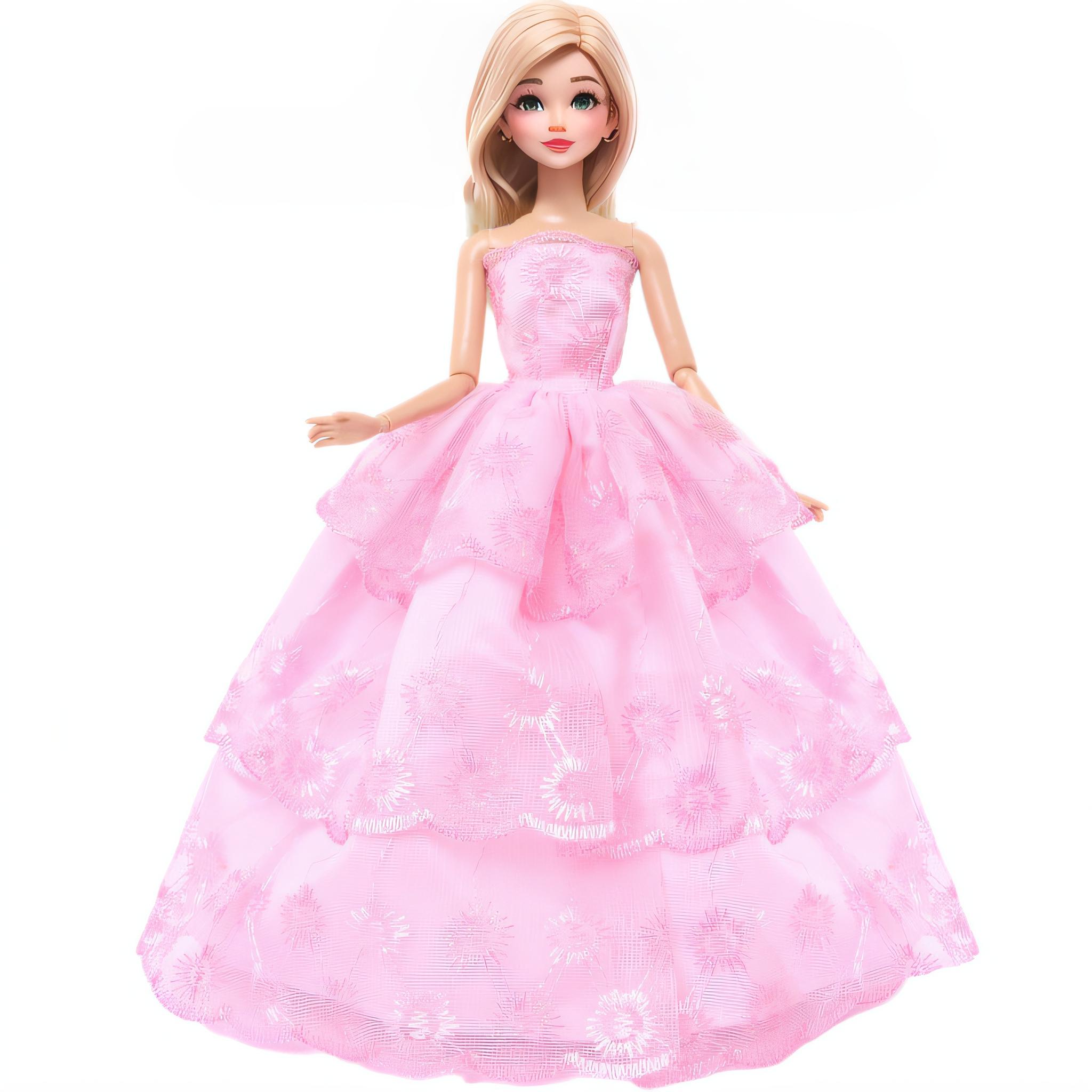 

Красивые бальные платья принцессы, вечерние платья для куклы Барби, одежда для свадьбы, наряды невесты (НЕТ КУКЛ)