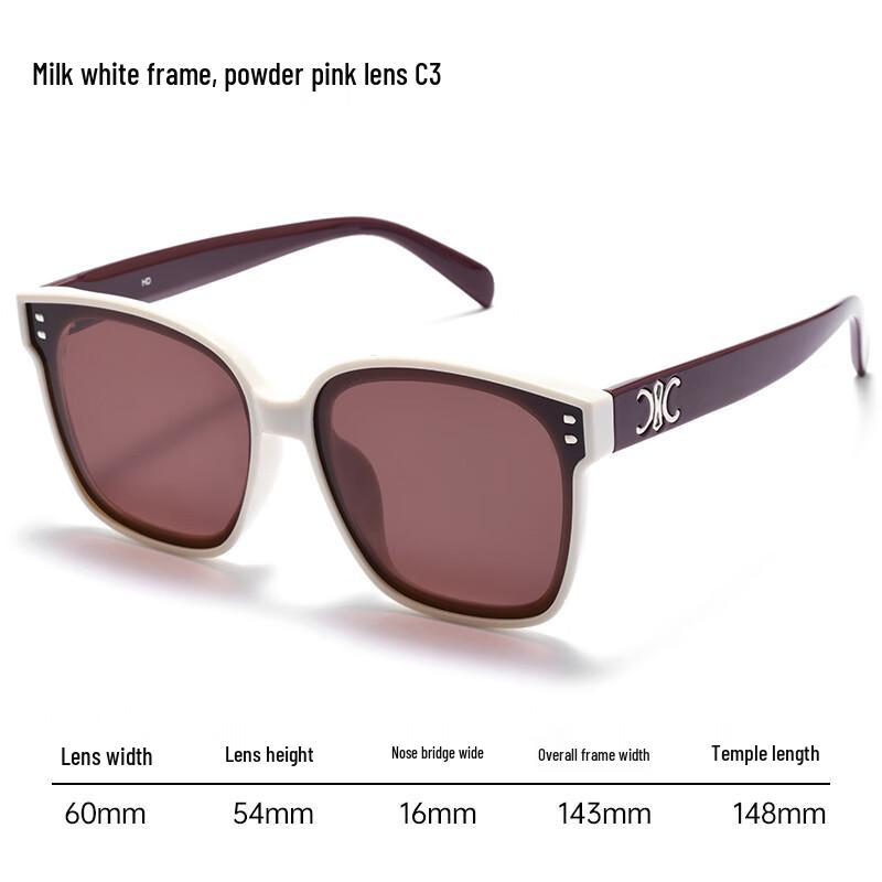 Modne, Oversize'owe, Polaryzacyjne Okulary Przeciwsłoneczne dla Kobiet