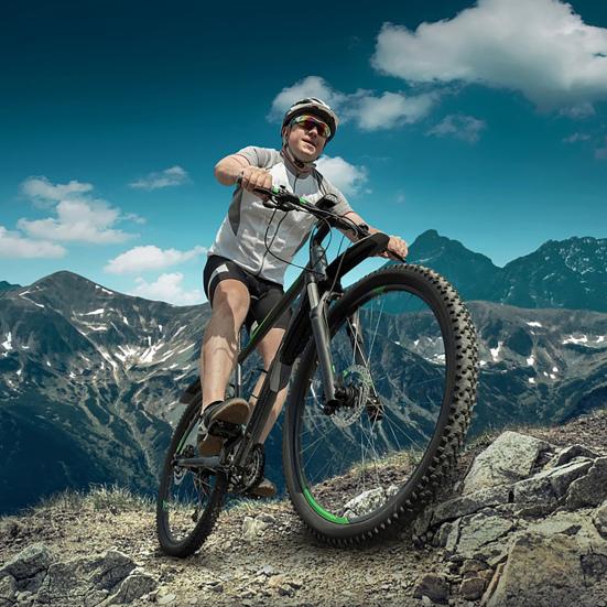 Fahrradhelm Atmungsaktiv Stoßdämpfend Einheitsgröße Komfort mit Polster Visier Mountainbike-Helm für Männer Frauen