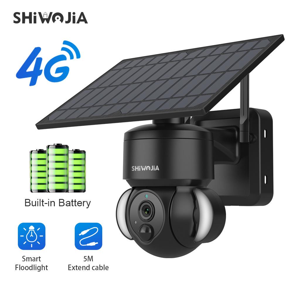Solar-Powered 4G HD Wireless Camera with 3MP, Low Power, and Night Lighting
