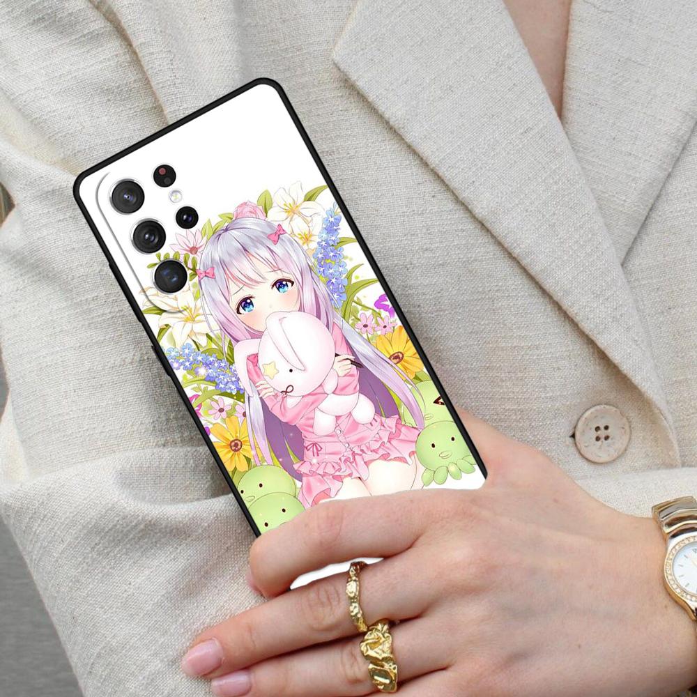 Cute Girl Izumi Sagiri Cell Phone Case for Samsung Galaxy S26 Ultra S25 S24 S23 S22 S21 S20 Note10 Cover