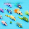 Cat Toy Simulation Mouse Three Packs Catnip Self-hi To Relieve Boredom Cat Stick Kitten Grinding Teeth Pet Toy