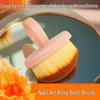 Nail Art Soft Bristle Brush - Short Handle for Cleaning, Polishing, and Dust Sweeping