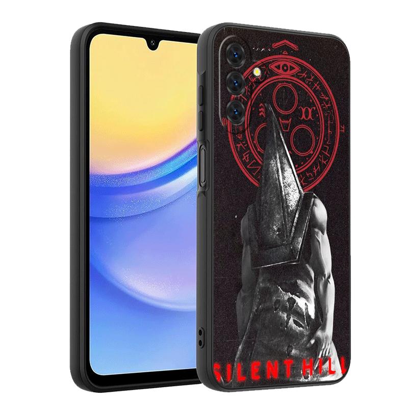 Silent Hill Horror Theme Soft Phone Case for Samsung A17 A37 A57 A16 A26 A36 A56 A15 A25 A35 A55 A14 A24 A34 A54 A13 A23 A33 A53