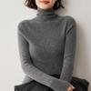 Autumn/Winter New Arrivals: Women's Slimming High-Neck Cashmere Knitwear.