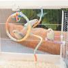 Screw Head Colored Cotton Parrot Pole Sturdy Swing Colorful Perch Bird Cotton Rope Swing  Climbing