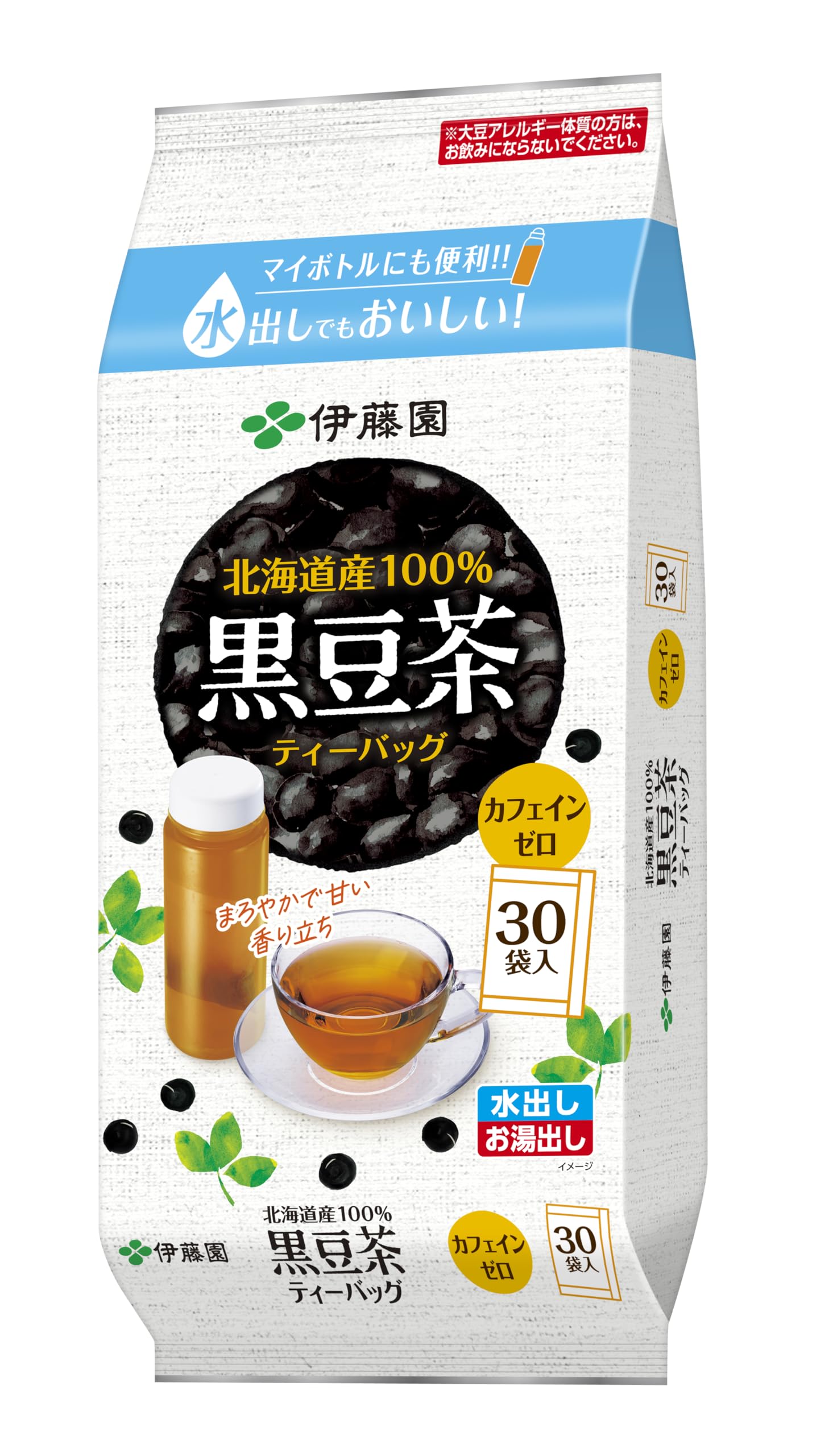 Itoen Black Bean x 30 tea Hokkaido Beans Tea, 3.8g bags, 100%