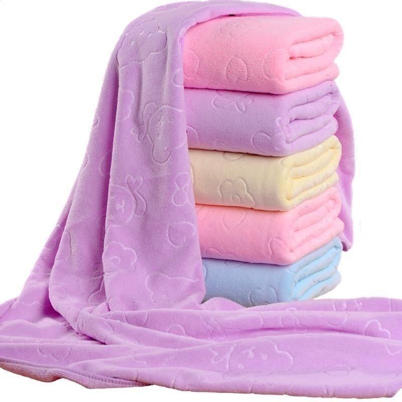 1 buc Prosop Absorbant cu Uscare Rapidă Desen Animat Drăguț cu Imprimeu Ursuleț 70x140cm