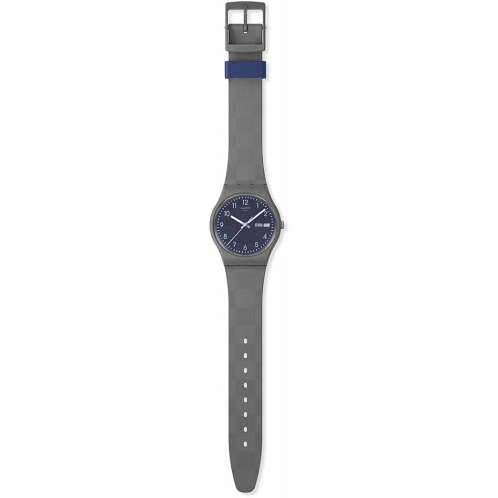 Swatch GENT BIOSOURCED TILE DIAL Wristwatch, SO28M701, Unisex, Gray