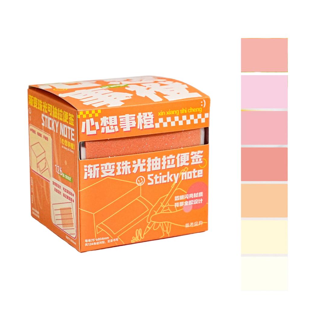 126 Sheets Cute Writing Notes Paper Small Pull out Type Clear Note Pads Pull Out Writing Notes Pop up Sticky Notes