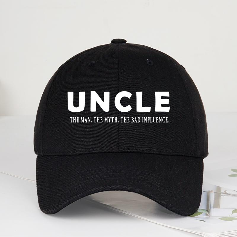

UNCLE Legendary Bad Influence Printed SoftTop Baseball Cap Soft Lightweight Breathable Adjustable Humorous Casual Fashiona
