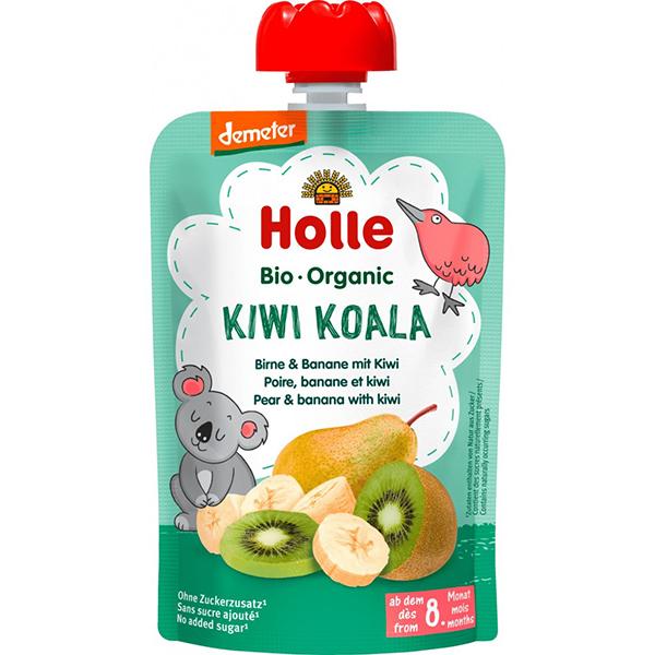 Holle Kiwi Koala Pouch Puree 100g 12 pieces