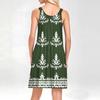 Ladies Fashion Beach Vest Casual Summer Pocket Straps Retro, Floral Dress