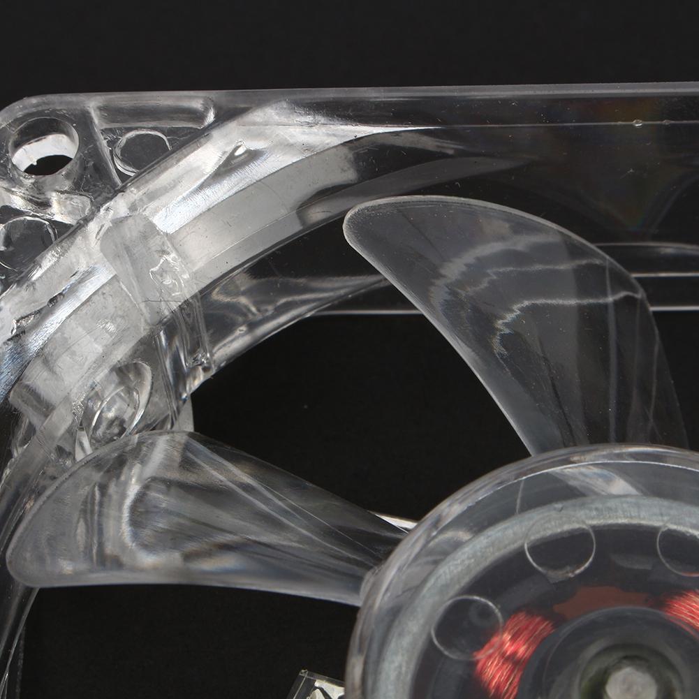 4Pin DC 12V 80mm Blue LED Light CPU PC Computer Cooling Case Fan