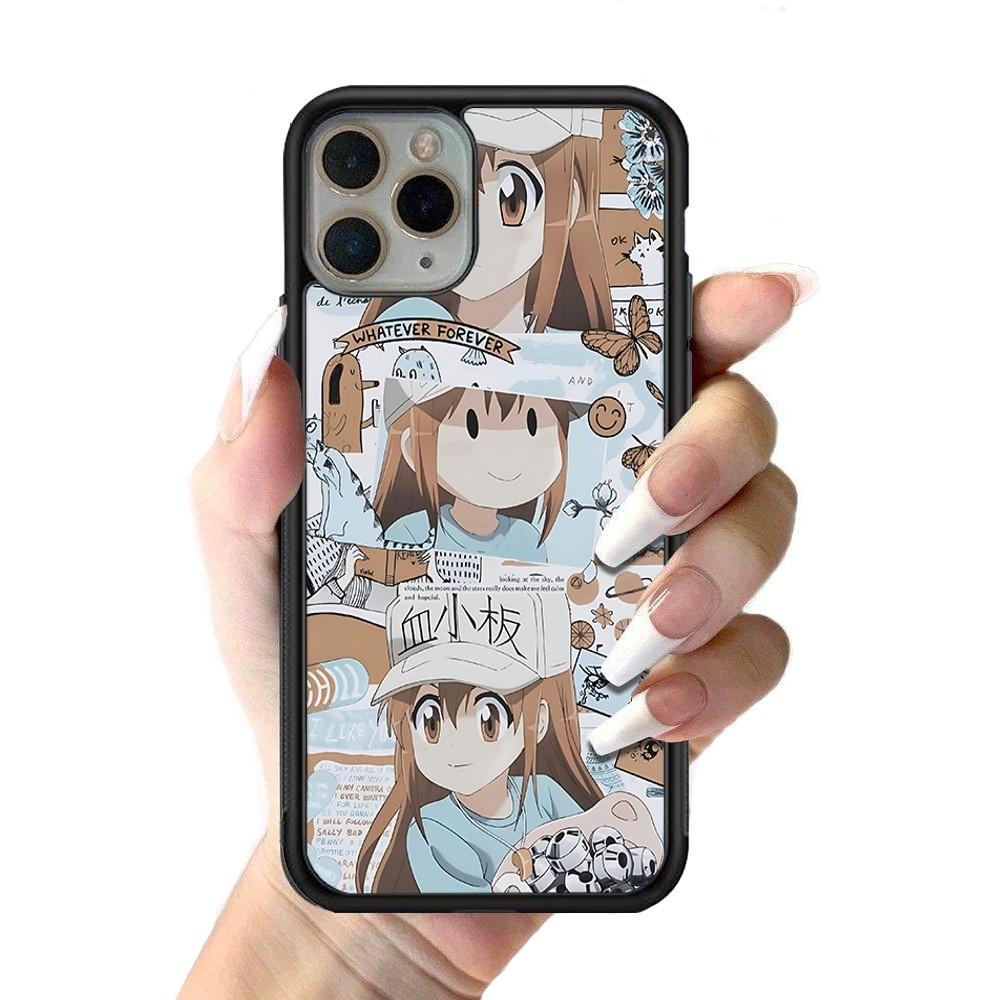 

Аниме Рабочие клетки Чехол для мобильного телефона Силиконовый PC+TPU чехол для iPhone 14 11 12 13 Pro Max 8 7 6 Plus X XR Жесткие Fundas iphone 12 mini