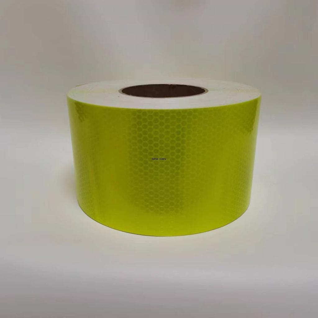 10cm*5m Waterproof Reflective Tapes Self-Adhesive White Red Fluorescent Yellow Outdoor Safety Caution Reflector Stickers For Car