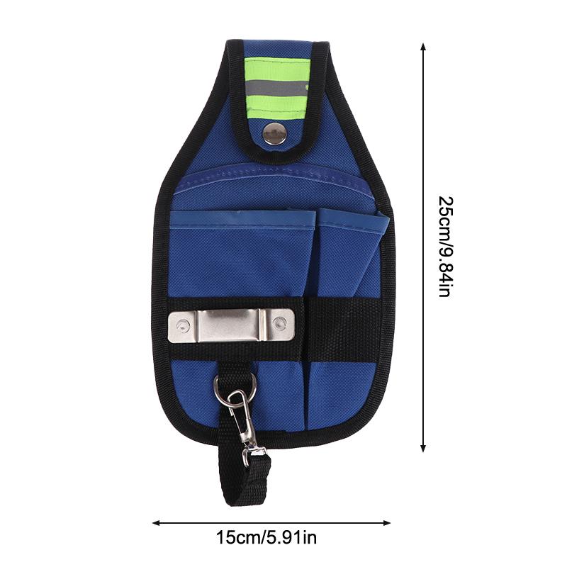 Electrician's Multi-Use Tool Waist Bag Portable Maintenance Pocket Screwdriver Holder Pouch for Storage