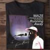 Rare Maze Featuring Frankie Beverly Running Away and Signature T-shirt