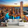 City Night View Mural Modern Wallpaper Living Room Tv Background Photo Wall Paper Home Decor