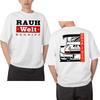 RAUH Welt BEGRIFF T Shirt RWB 993 964 JDM Tuning Car Classic T-Shirt Men Short Sleeve Japan Hip Hop Boy White Casual Tees Tops
