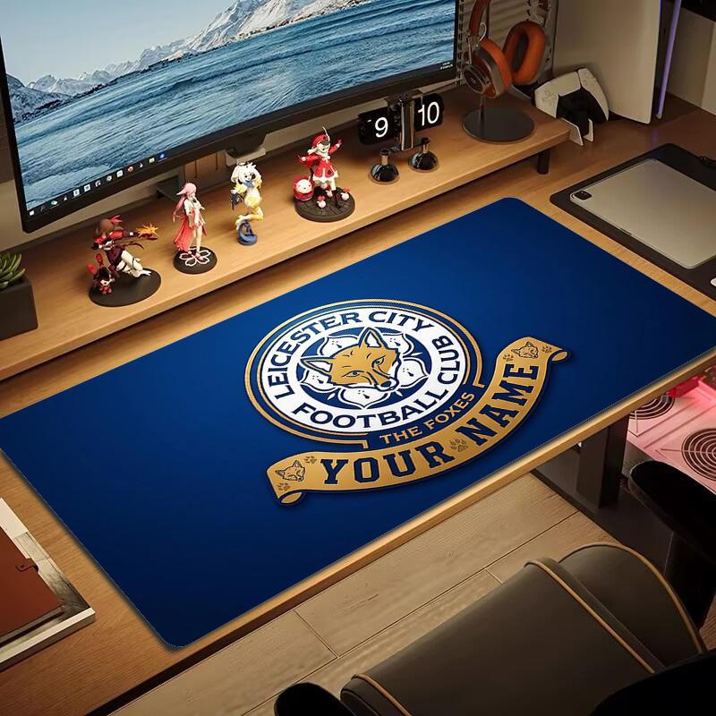 Leicester City Football Club Print Cushion Non-slip Laptop Tablet Big Mousepad XXL Mat Mini PC Playmat With Lock edge