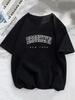 Summer WoBrooklyn Letter Print T Shirt Girl Graphic Harajuku T-shirt Streewear Clothes Causal Female Y2K Man Tees Tops