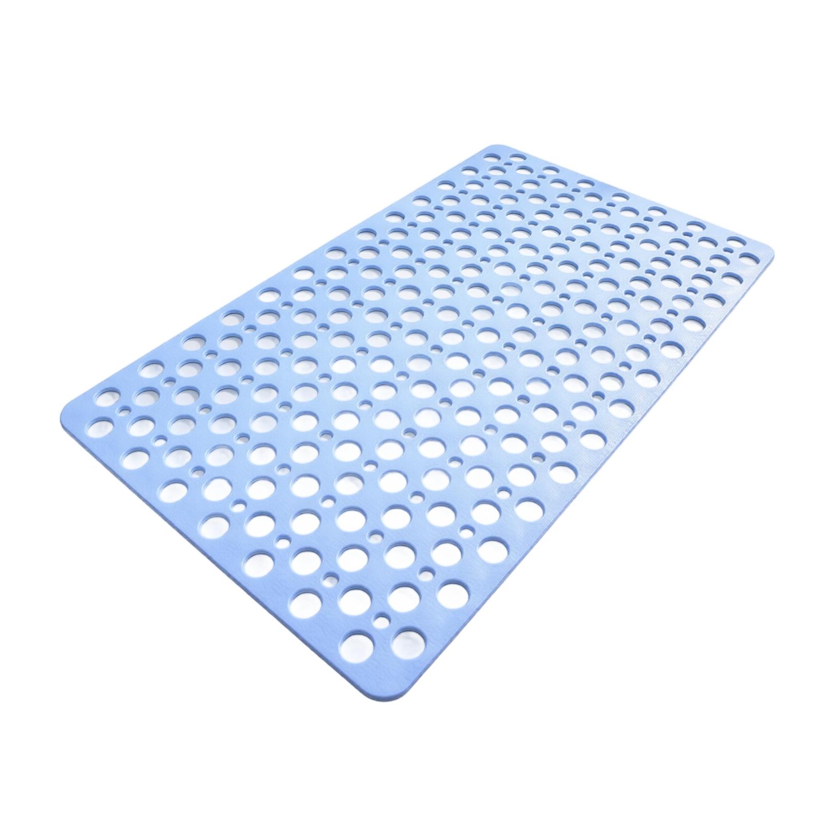 Bathroom Anti Slip Mat with Drainage Holes and Suction Cups Non Slip Floor Mat for Shower Tub and Bath Safety one size