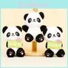 Schattige Panda Sleutelhanger Pluche Speelgoed Leuke Koppel Tas Hanger Dierentuin Souvenir