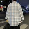 2024 Spring And Autumn Checkered Shirt Men'S Long Sleeve Sunscreen Jacket Casual Student Couple Trendy Shirt