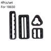 1/4pc PP 18650/21700 Battery Spot Welding Fixture Holder Bracket For Lithium Battery Assembly Soldering Welding Fixing Bracket