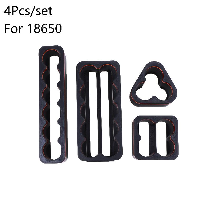 1/4pc PP 18650/21700 Battery Spot Welding Fixture Holder Bracket For Lithium Battery Assembly Soldering Welding Fixing Bracket