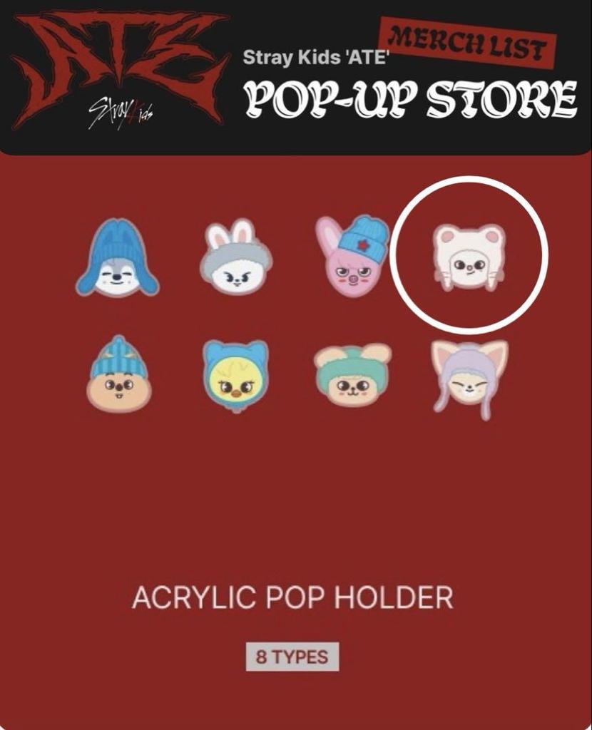 [USED] Stray Kids ATE Korea POP-UP Acrylic Holder Ginillet
