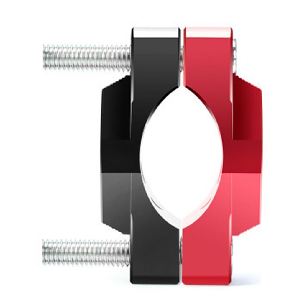 Motorcycle Bumper Clamp Bracket Driving Fog Lights Holder Turn Signal Light Mounting 360 Degree Adjustment