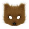 Halloween set, simulated fox mask gloves, plush fox tail handmade beast tail cos prop accessories