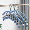 10 Klammern Edelstahl Sockenklammer Platzsparender Bogen Socken Trockenständer Winddicht Rutschfest Kleiderständer Unterwäscheklammer Handtuchhalter