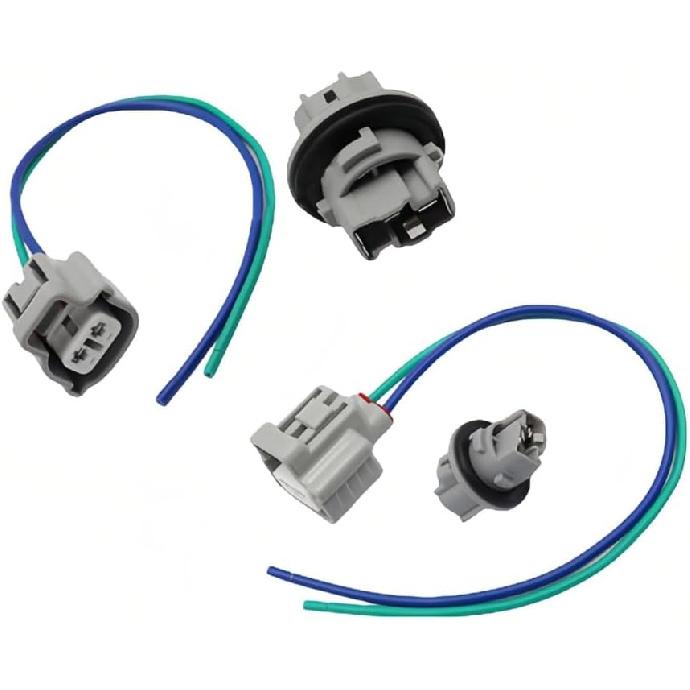 90075-60028 2 Set Turn Signal Socket and Pigtail Connector, Trun Signal Light Socket with 2 Wire Pigtail Fits for Toyota 4Runner 2003-2005,