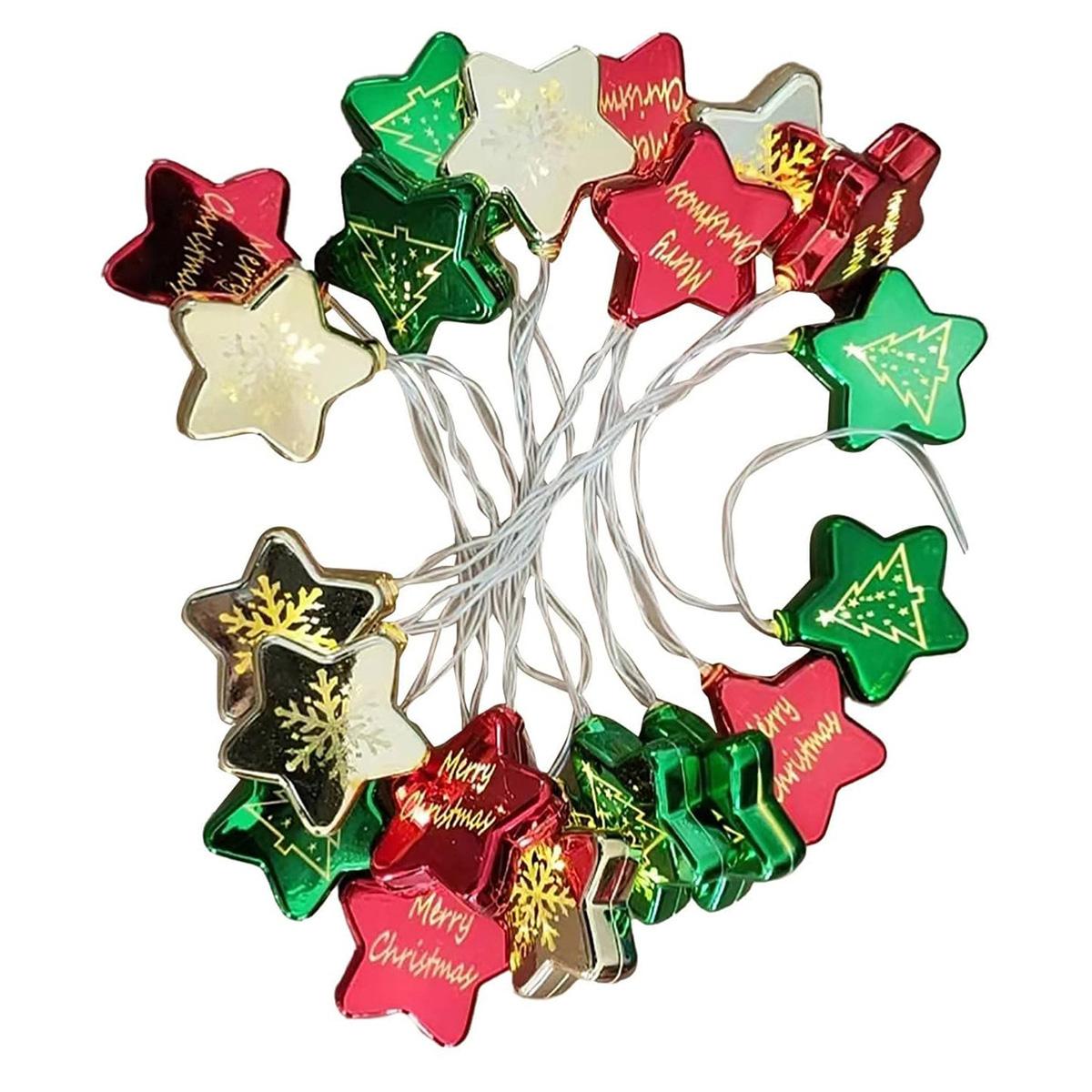 

1.5m 10-LED String Light Christmas Birthday Party Festival Decorative Lamp, Battery Powered+Constant Light B