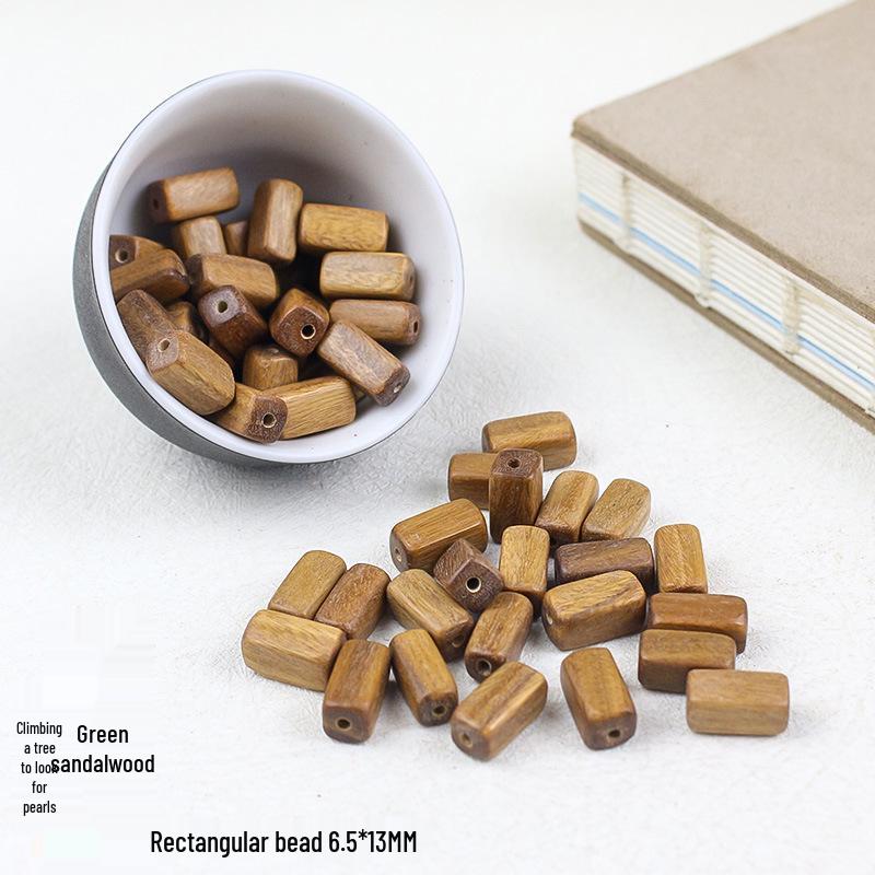 

Прямоугольные бусины из зеленого сандала для изготовления буддийских браслетов и ювелирных изделий своими руками - Аксессуары ручной работы для студентов и детей