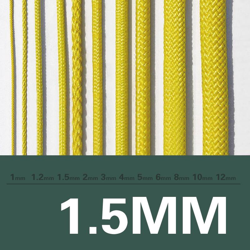 Aramid Fiber Fire Safety Rope: Flame Retardant, High-Temperature & Wear/Chemical Resistant, High-Strength, Free Shipping