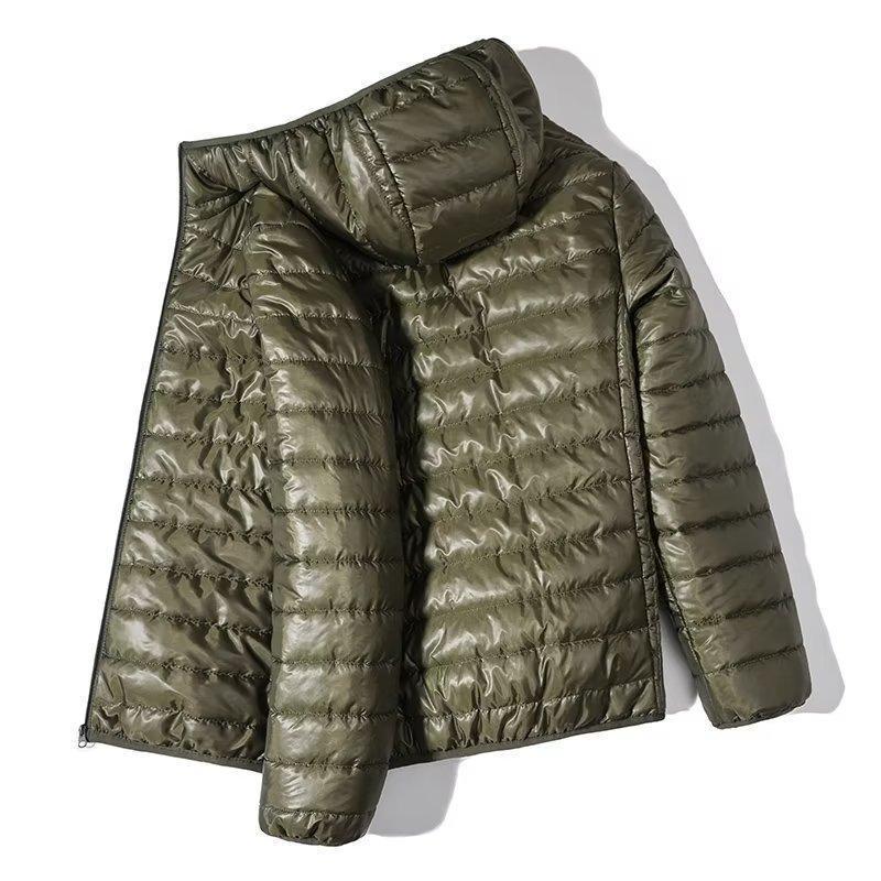 Dámské Podzim Zimní Kabát Vycpaná Kapuce Tlustý Dlouhý rukáv Teplé Jednobarevné Hladký Slim Fit Zapínání na zip Kapsy Cardigan Dámská Bavlněná bunda