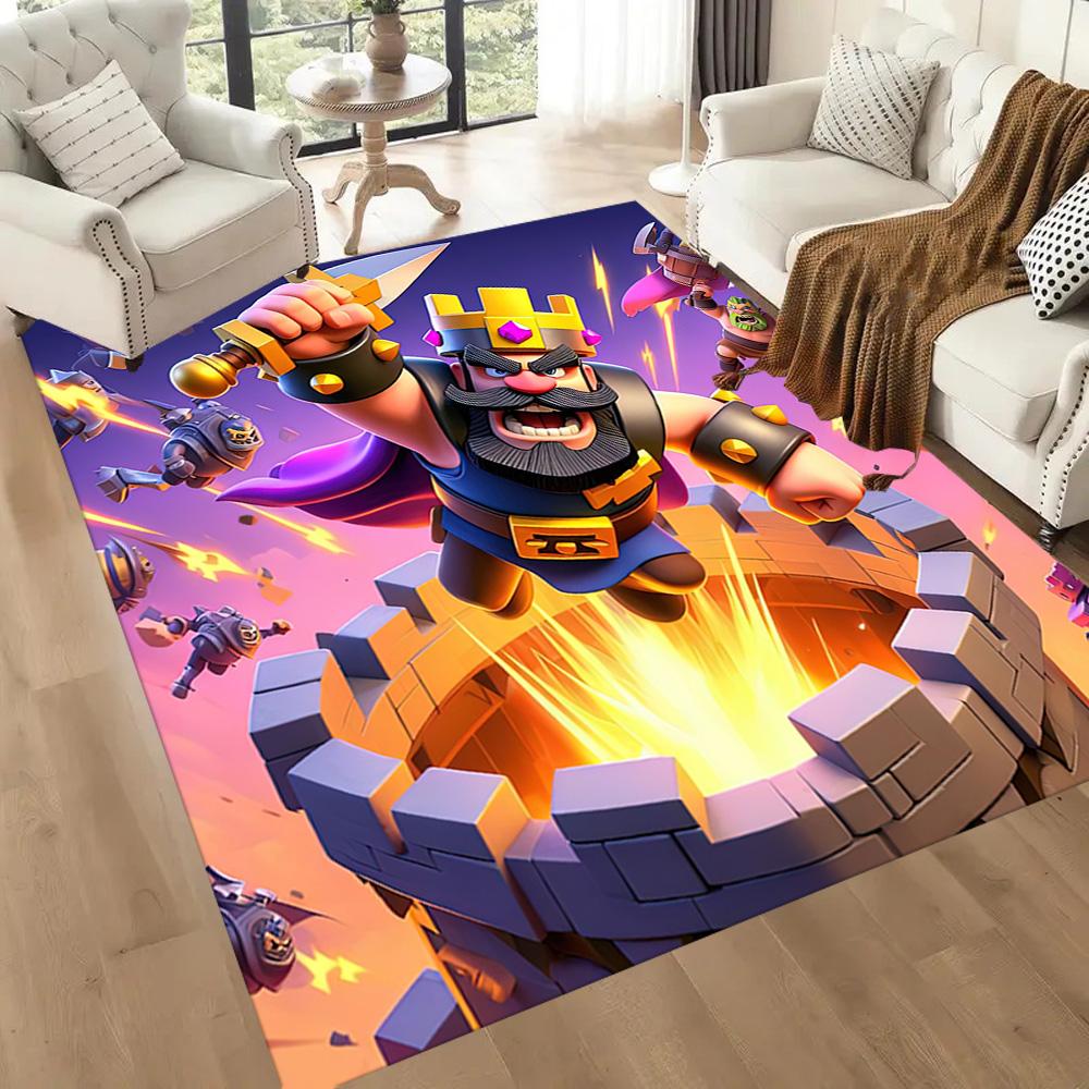 Clash Royale Square rugs are a great choice for living rooms, bedrooms, home décor, and as gifts.