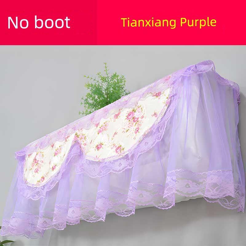 

Настенный чехол для кондиционера 1.5 Подвесной Постоянно включенный Gree Полностью закрывающий Пылезащитный чехол Тканевый Экран Штора Нейтральный Ветрозащитный экран Purple 1p 82*22*35